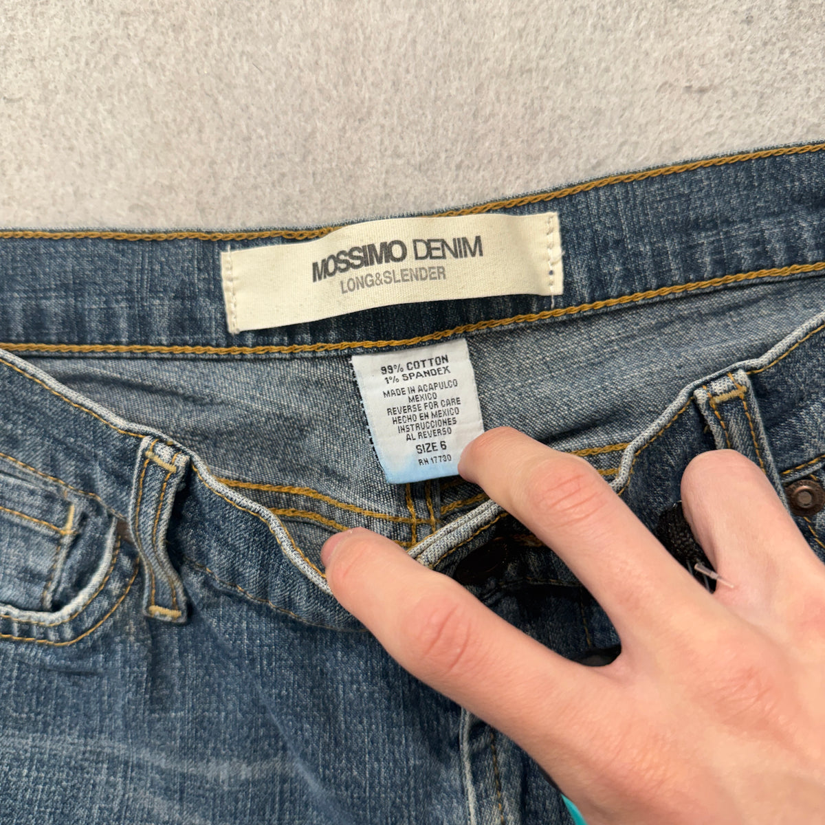 Mossimo Flare Jeans Medium Wash Size 9 photo 3