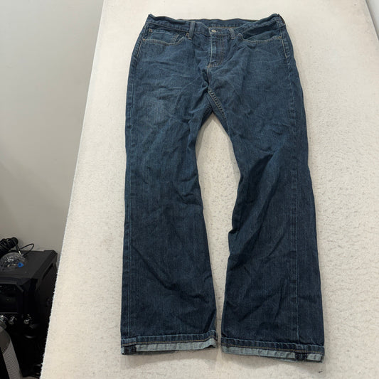 Levis Dark Wash Straight Leg Jeans Size 38x30 photo 2