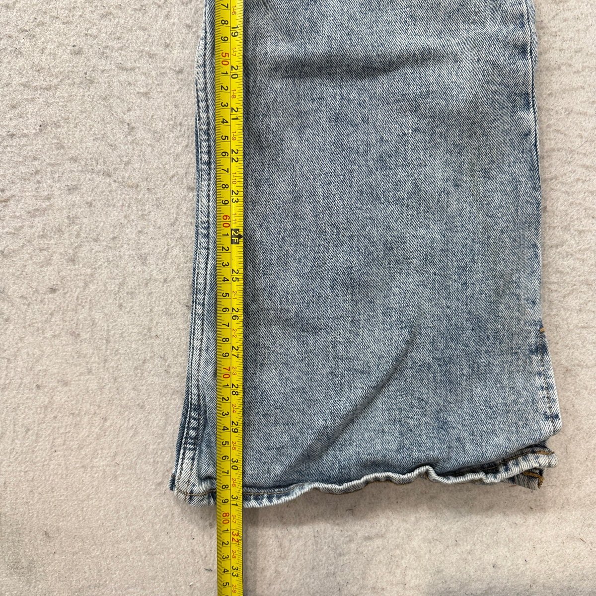 Old Navy Higher High-Rise Flare Jeans Women's Acid Light Wash Denim Size 8 photo 5