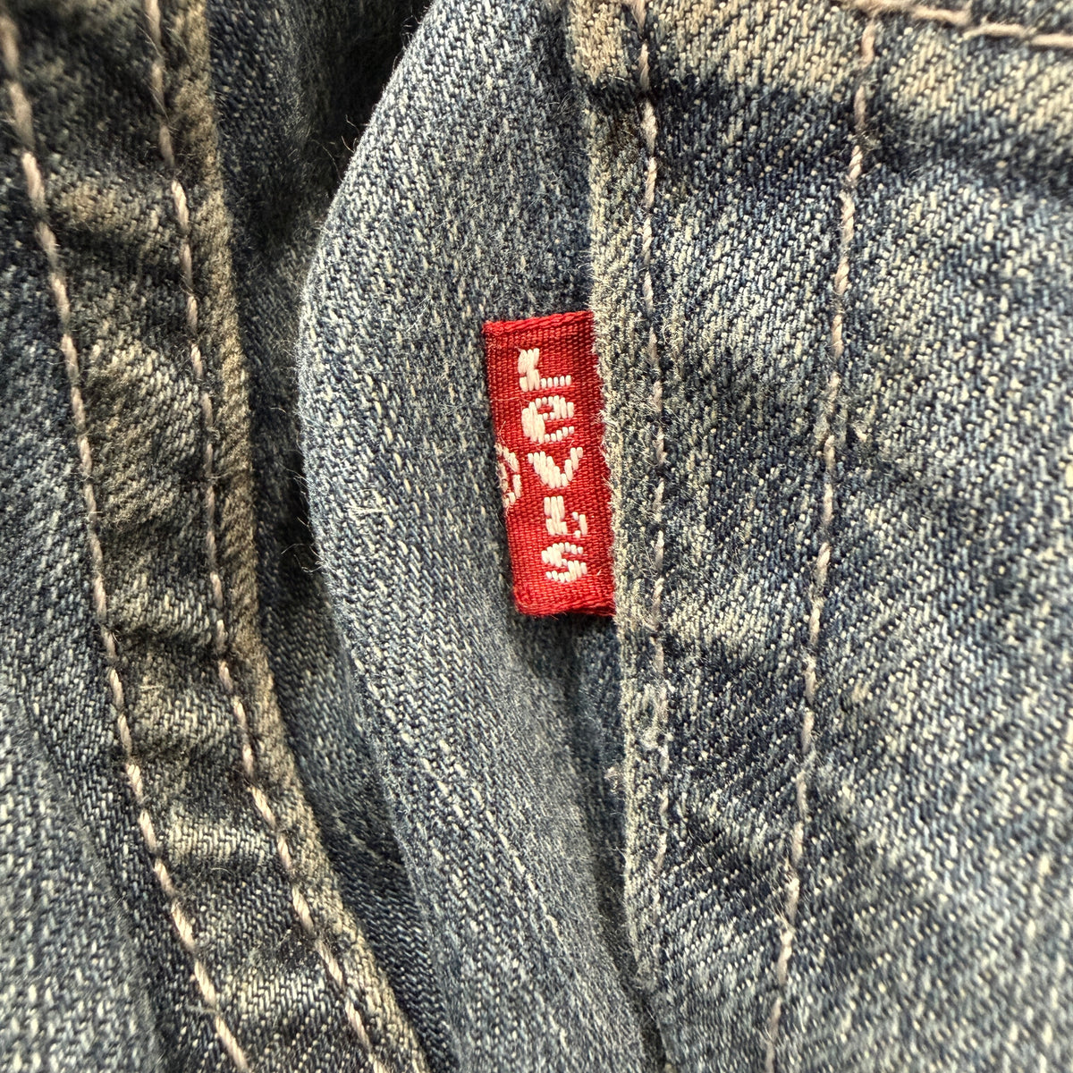 Levi's Men's Blue Denim Jeans Straight Fit Pockets Zip-Fly Classic Size W32xL32