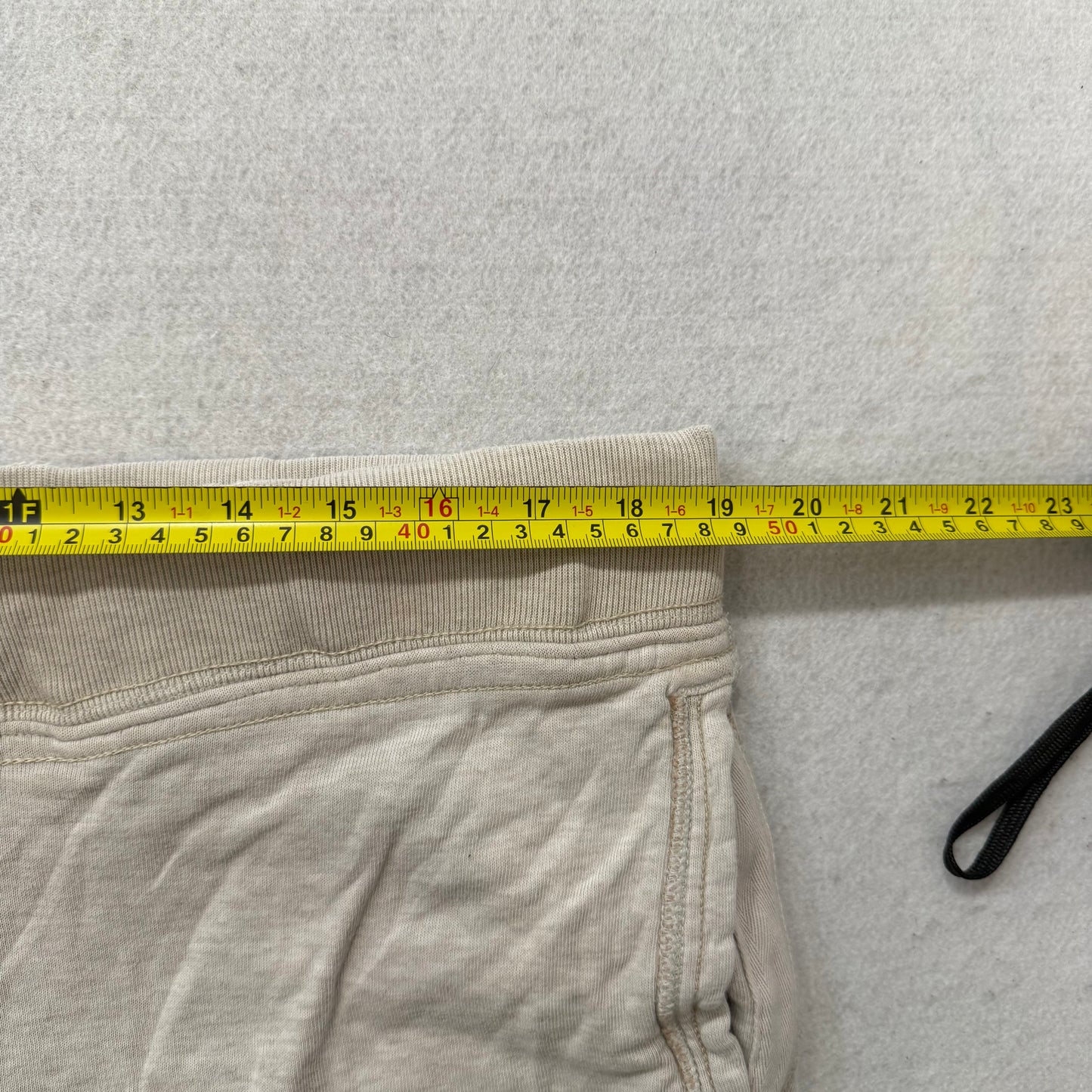 American Eagle Outfitters Women's Beige Cotton Wide Leg Sweatpants Logo Size M
