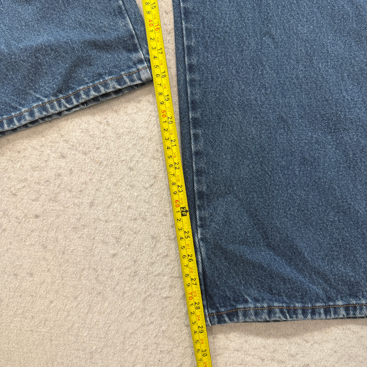 Medium Wash Relaxed Fit Jeans Size 44x30 photo 5
