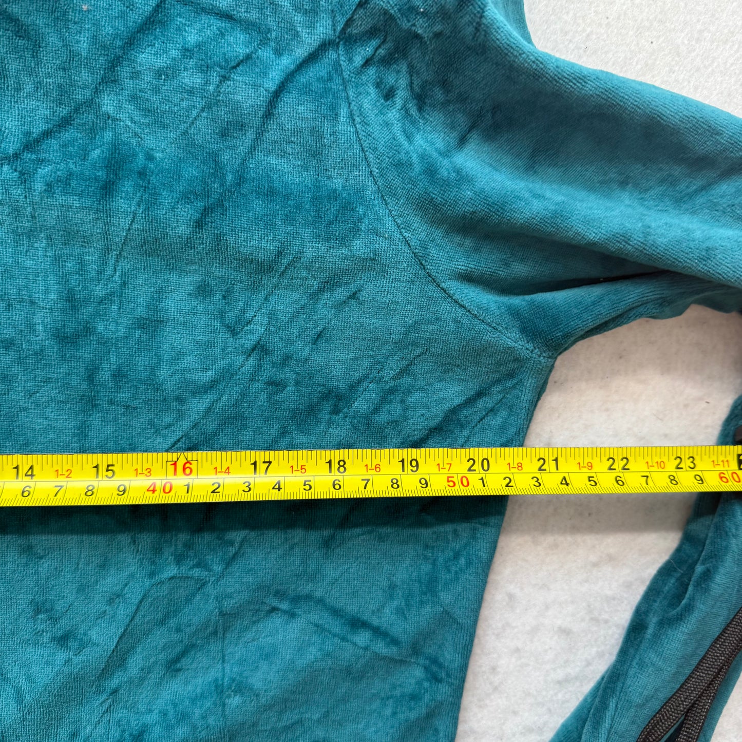 Juicy Couture Women's Teal Velour Full Zip Track Jacket Loungewear Y2k Size M