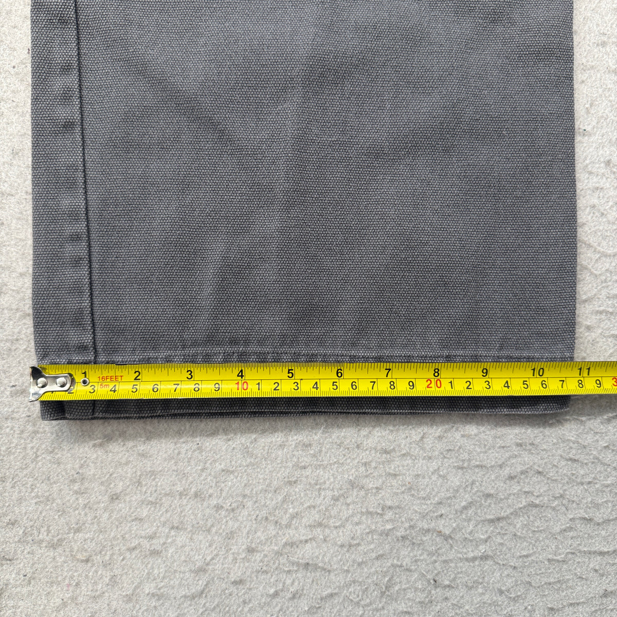 No Boundaries Gray Carpenter Canvas Pants Size 38x31 photo 6