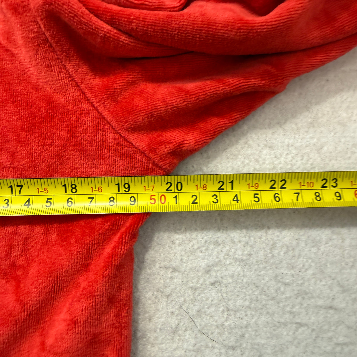 Juicy Couture Women's Red Velour Full Zip Hoodie Loungewear Pockets Y2K Size M