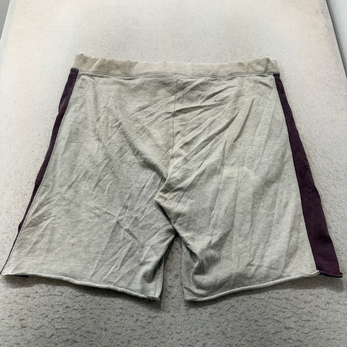 Vintage American Eagle Sweat Shorts Men's Heather Gray Side Stripe Size L photo 2