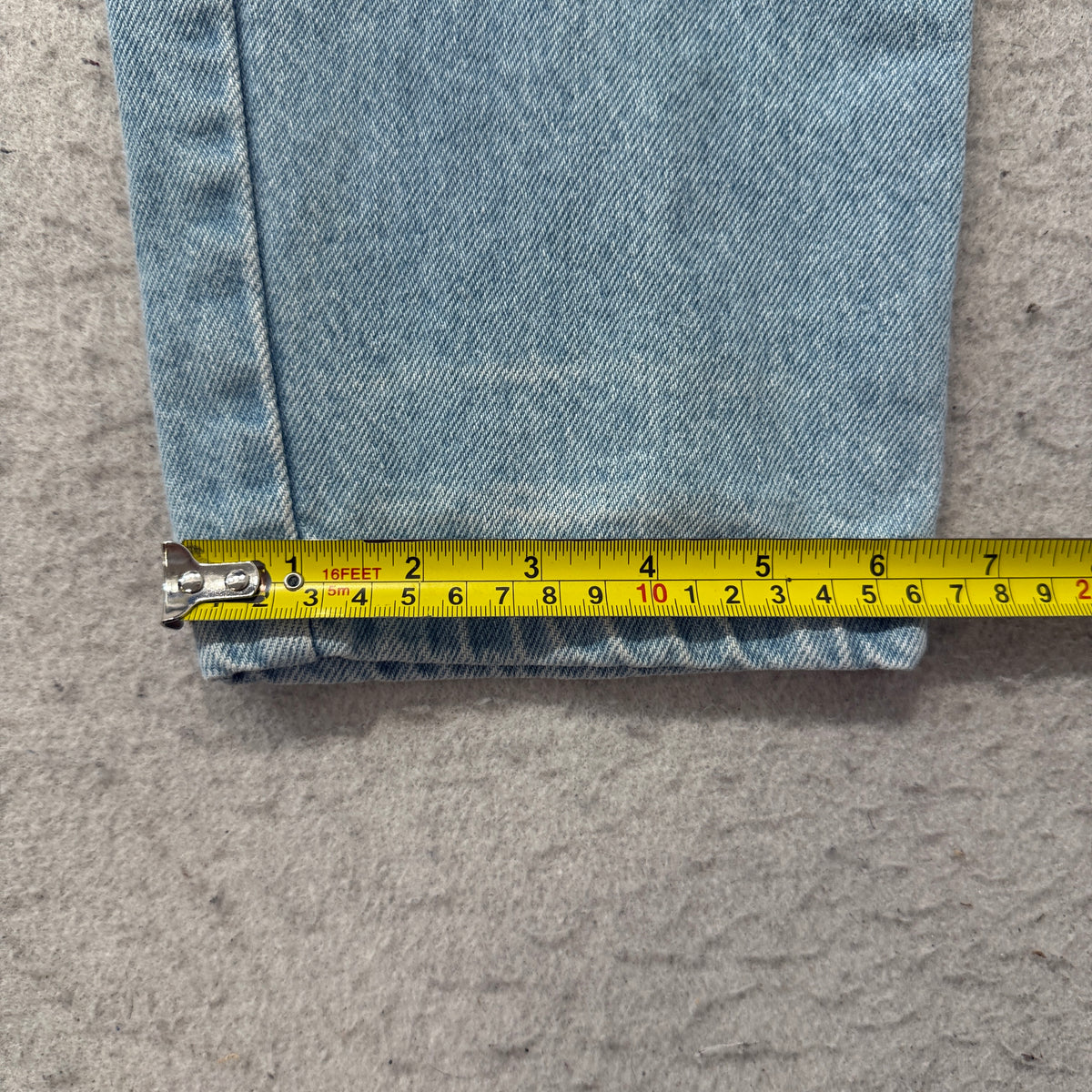 Chic Vintage High Waist Light Wash Jeans USA Size 10 photo 6