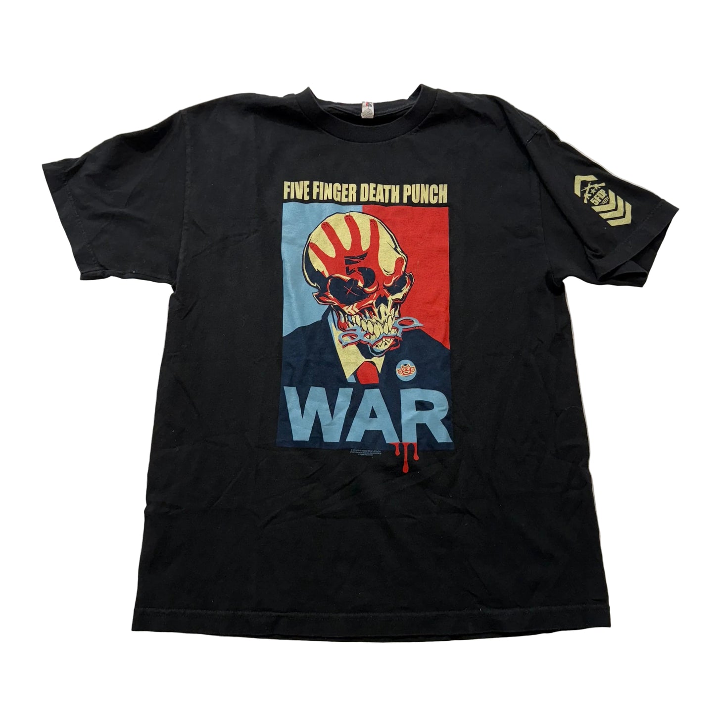 Five Finger Death Punch “WAR” Graphic Band T-Shirt Black Size L