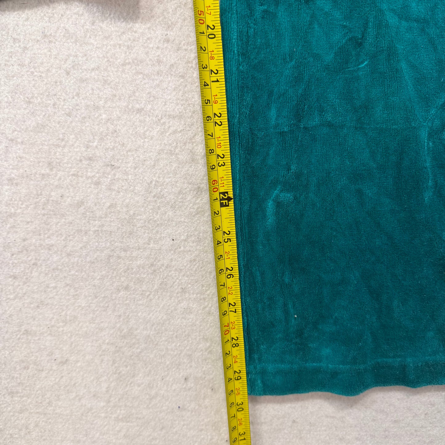 Vintage Juicy Couture Women's Teal Velour Flared Track Pants Snap Pockets Size L