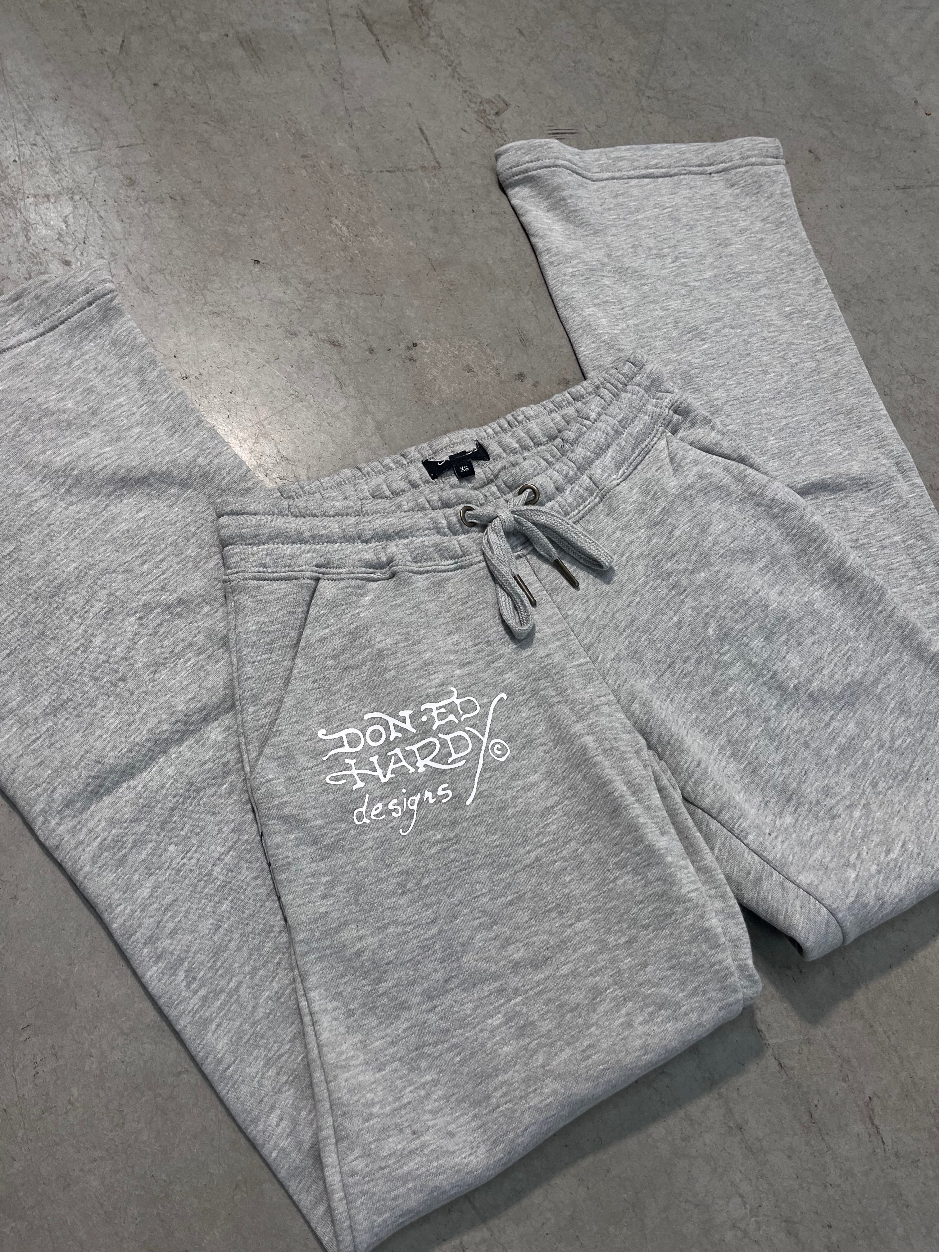 ED HARDY “Tiger Roar” GREY FLARE PANTS
