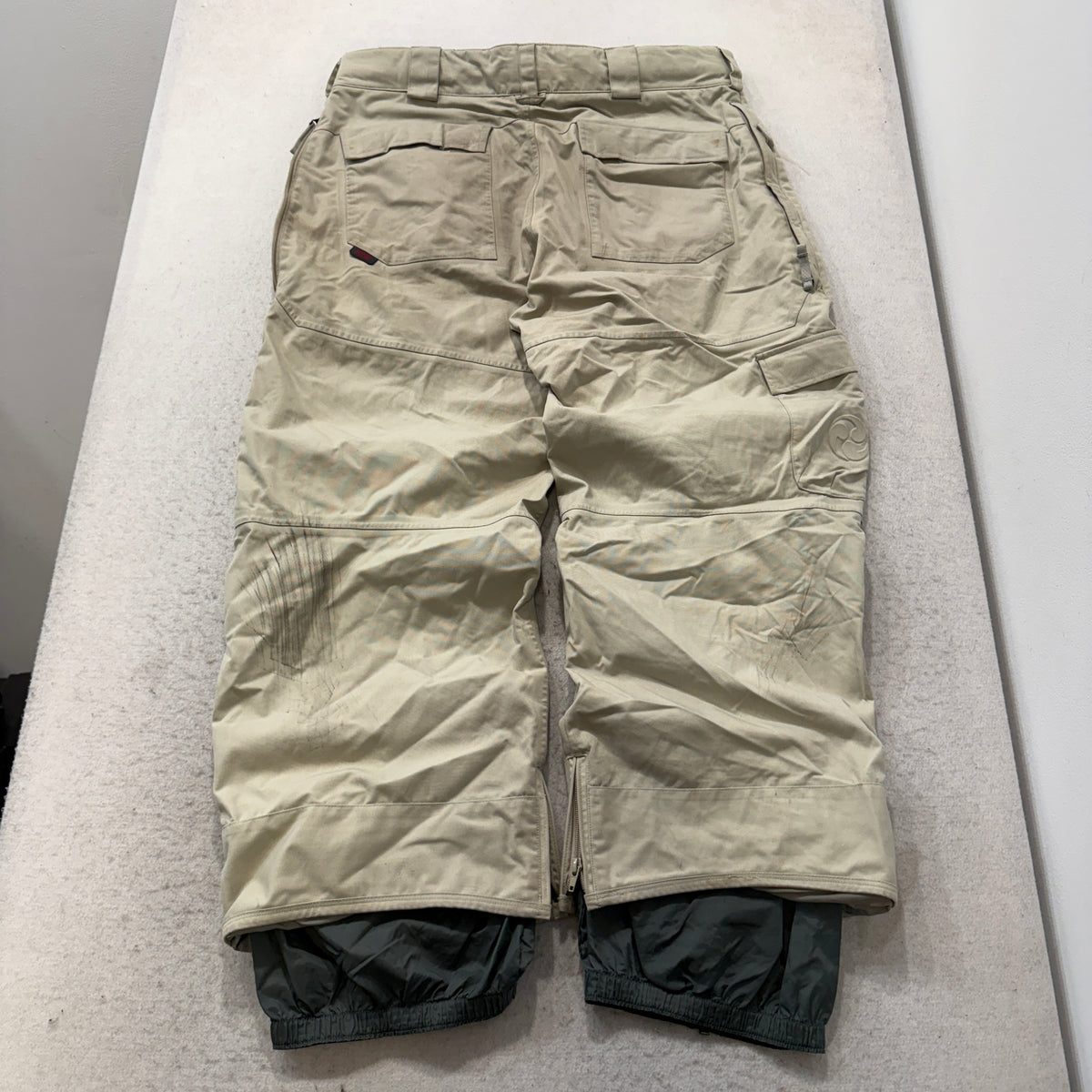 Burton Snowboard Pants Men's Khaki Beige Insulated Cargo Ski Snow Size XL photo 2