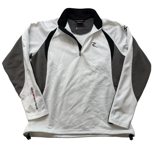 Mizuno Warmalite Men's Multicolor Thermal Pullover Track Jacket 1/4 Zip Size M