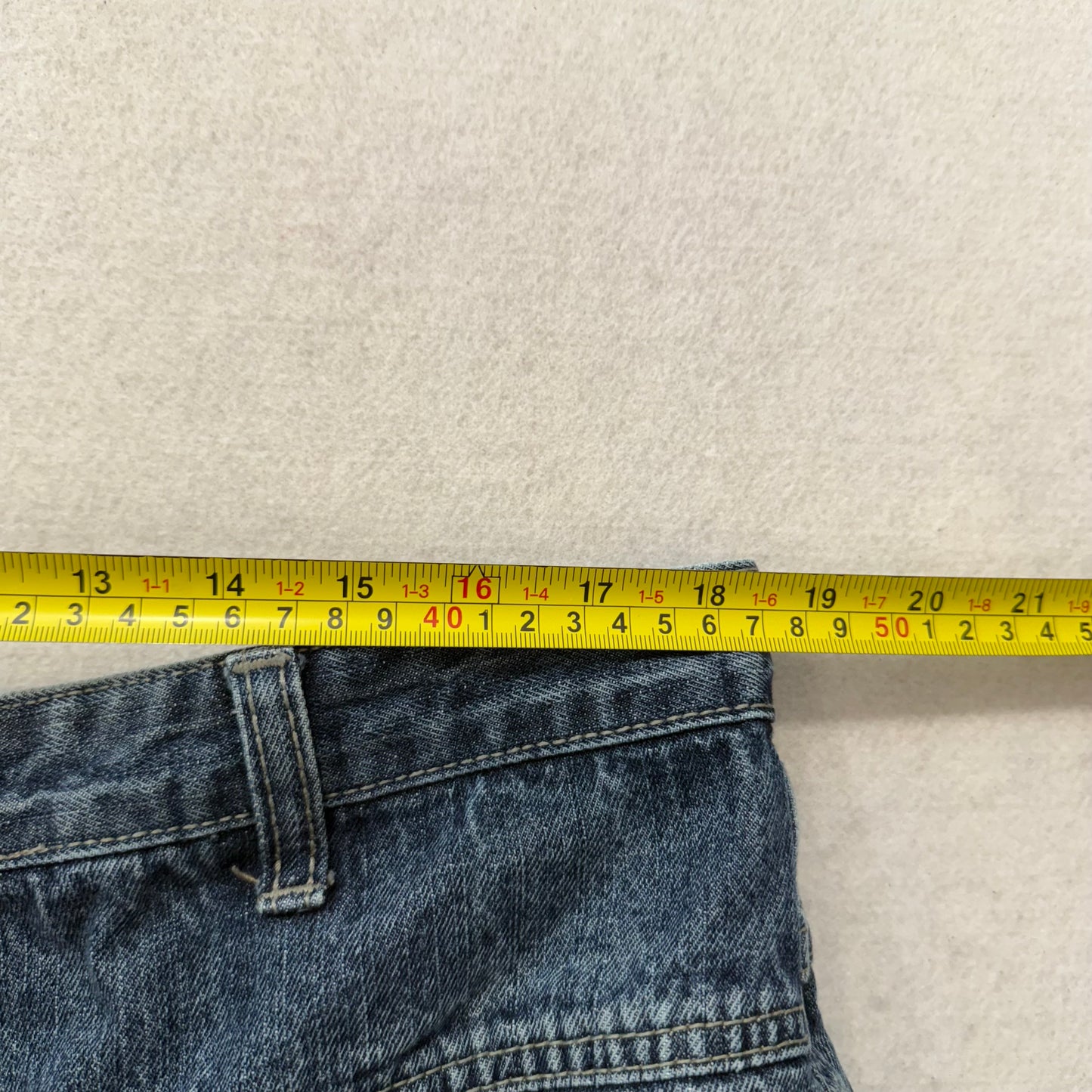 Marithe Francois Girbaud Men's Medium Blue Denim Baggy Carpenter Jeans Size 38M