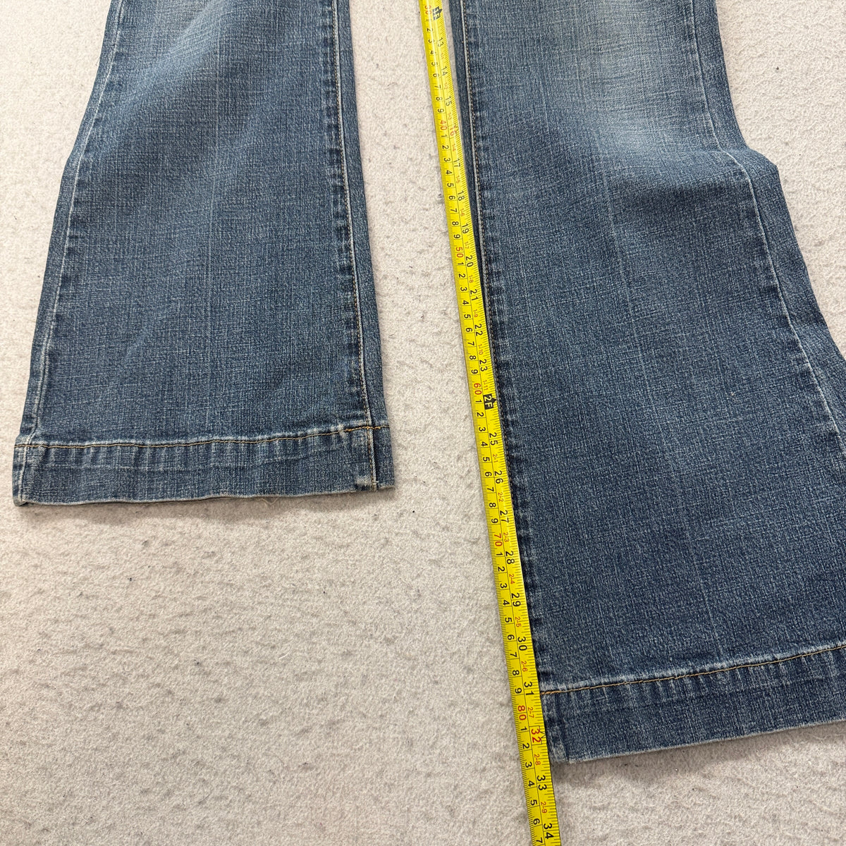 Mossimo Flare Jeans Medium Wash Size 9 photo 6