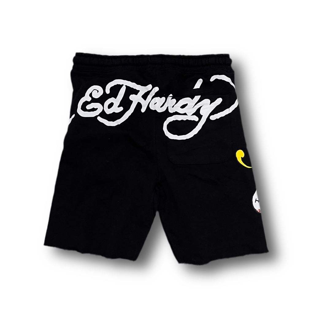 ED HARDY “LKS Skull” BLACK SHORTS