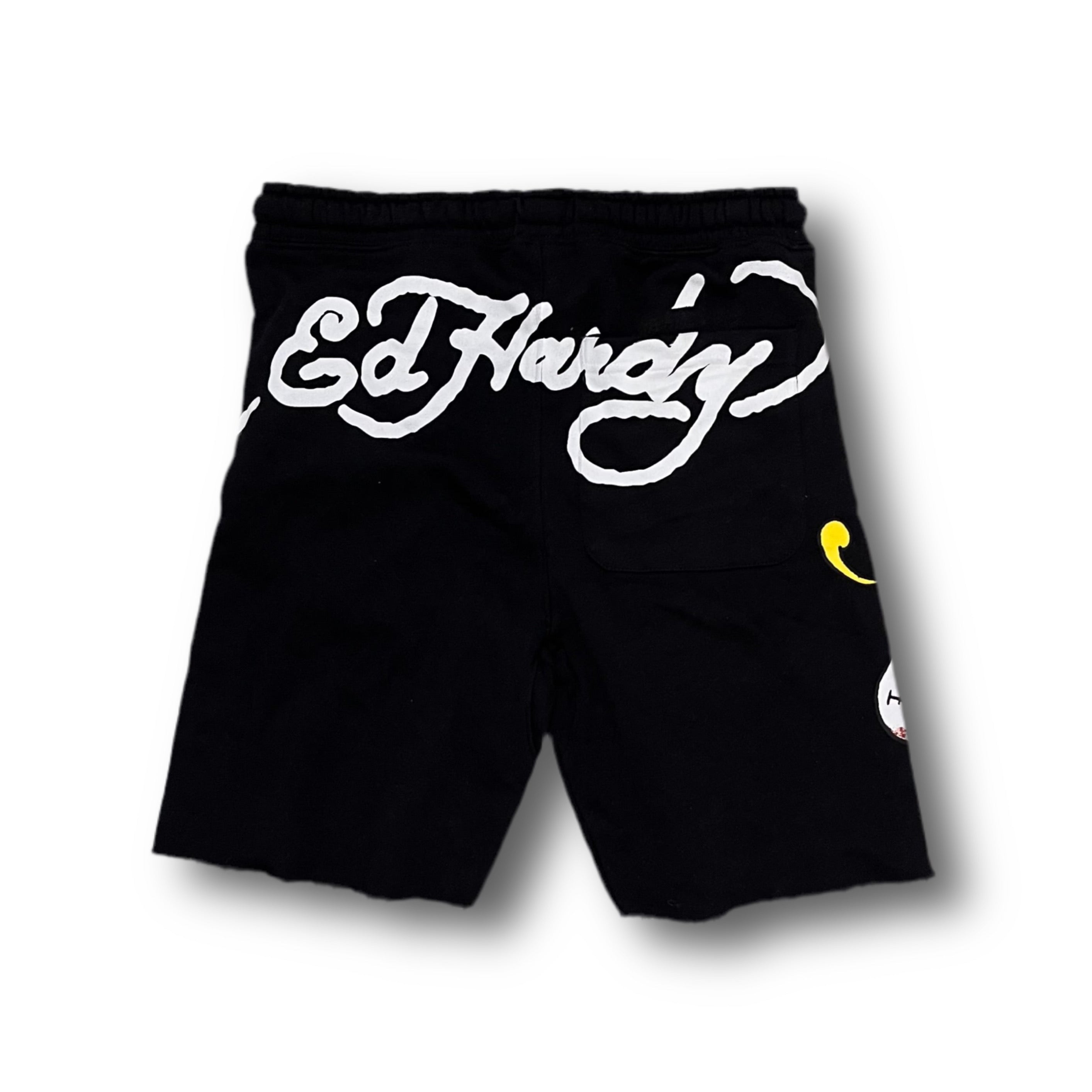 ED HARDY “LKS Skull” BLACK SHORTS