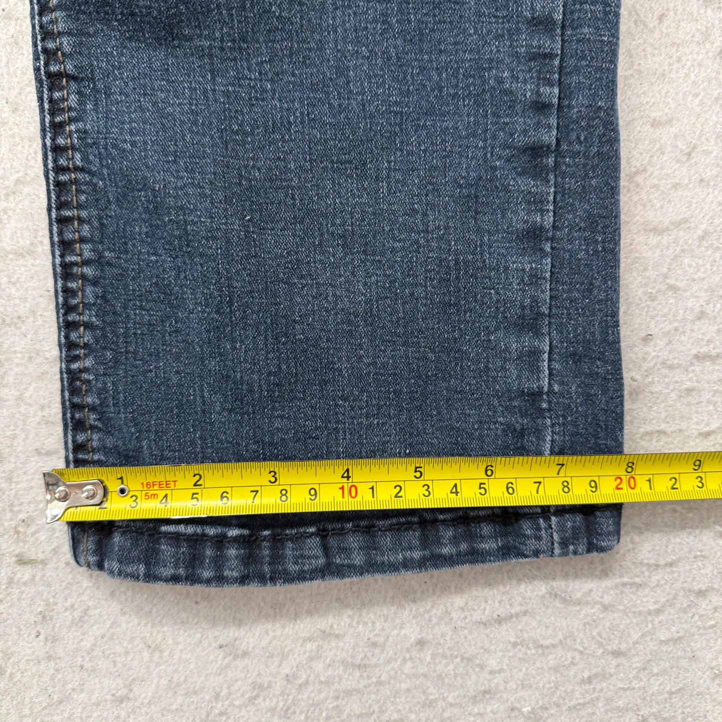 Urban Star Premium Men's Blue Denim Jeans Zip-Fly Pockets Classic Size 42x30