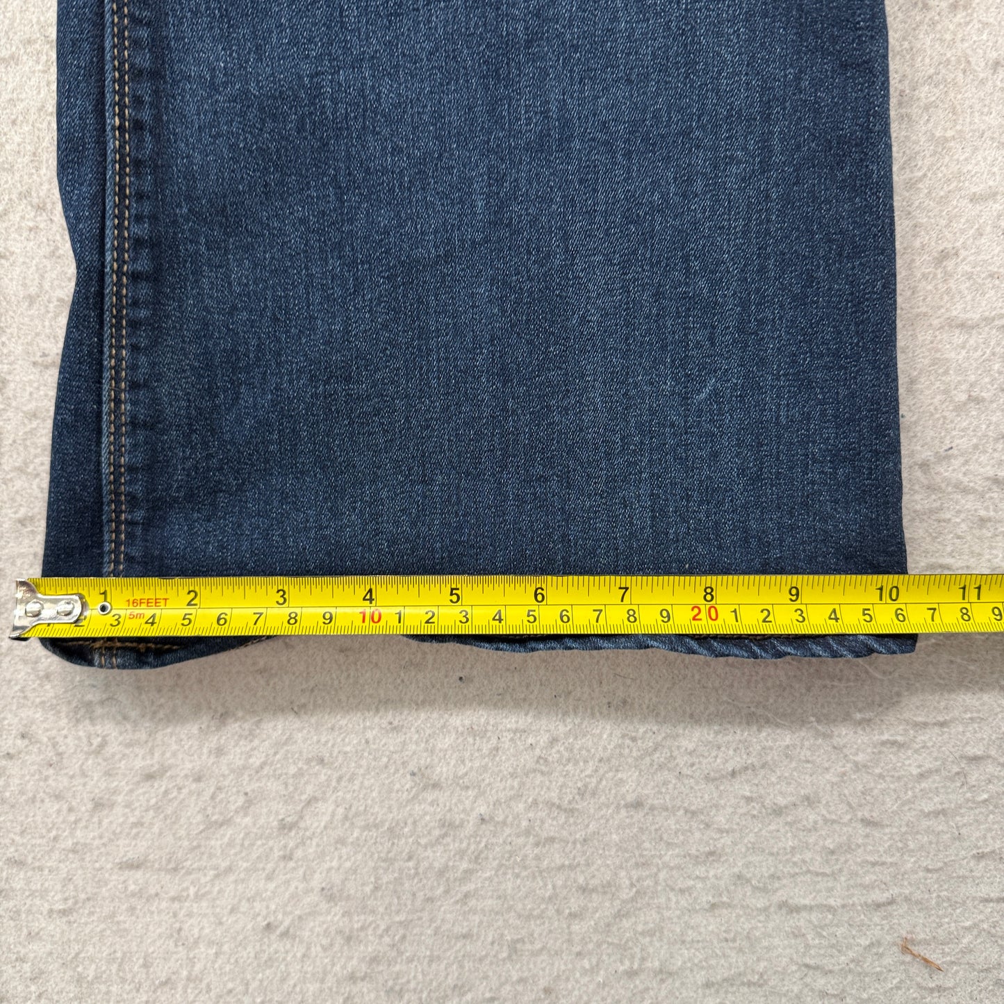 American Eagle Outfitters Women's Blue Denim Jeans Bootcut Fit Pockets Size 14