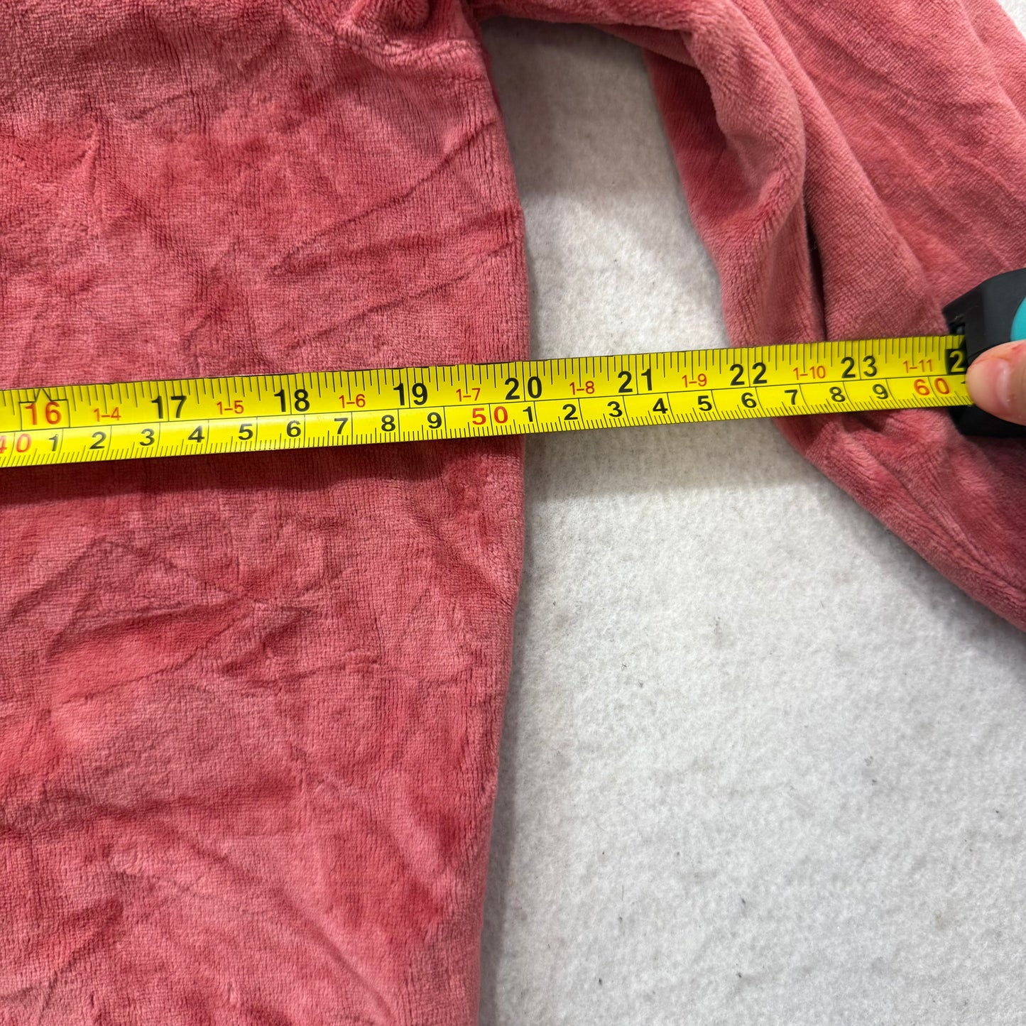 Vintage Juicy Couture Women's Orange Velour Zip-Up Hoodie Pockets Y2K Size L