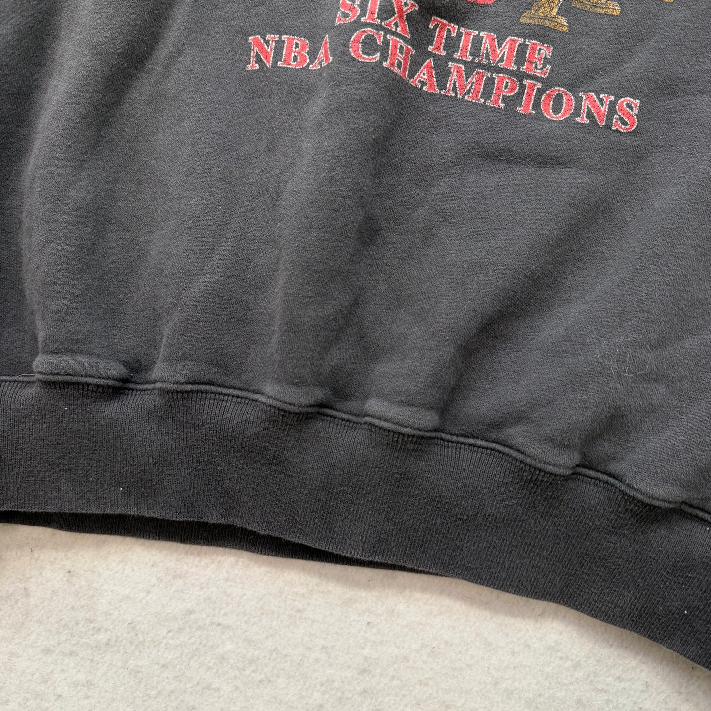 Abercrombie & Fitch Men's Charcoal Fleece Oversized Sweatshirt Graphic Size S