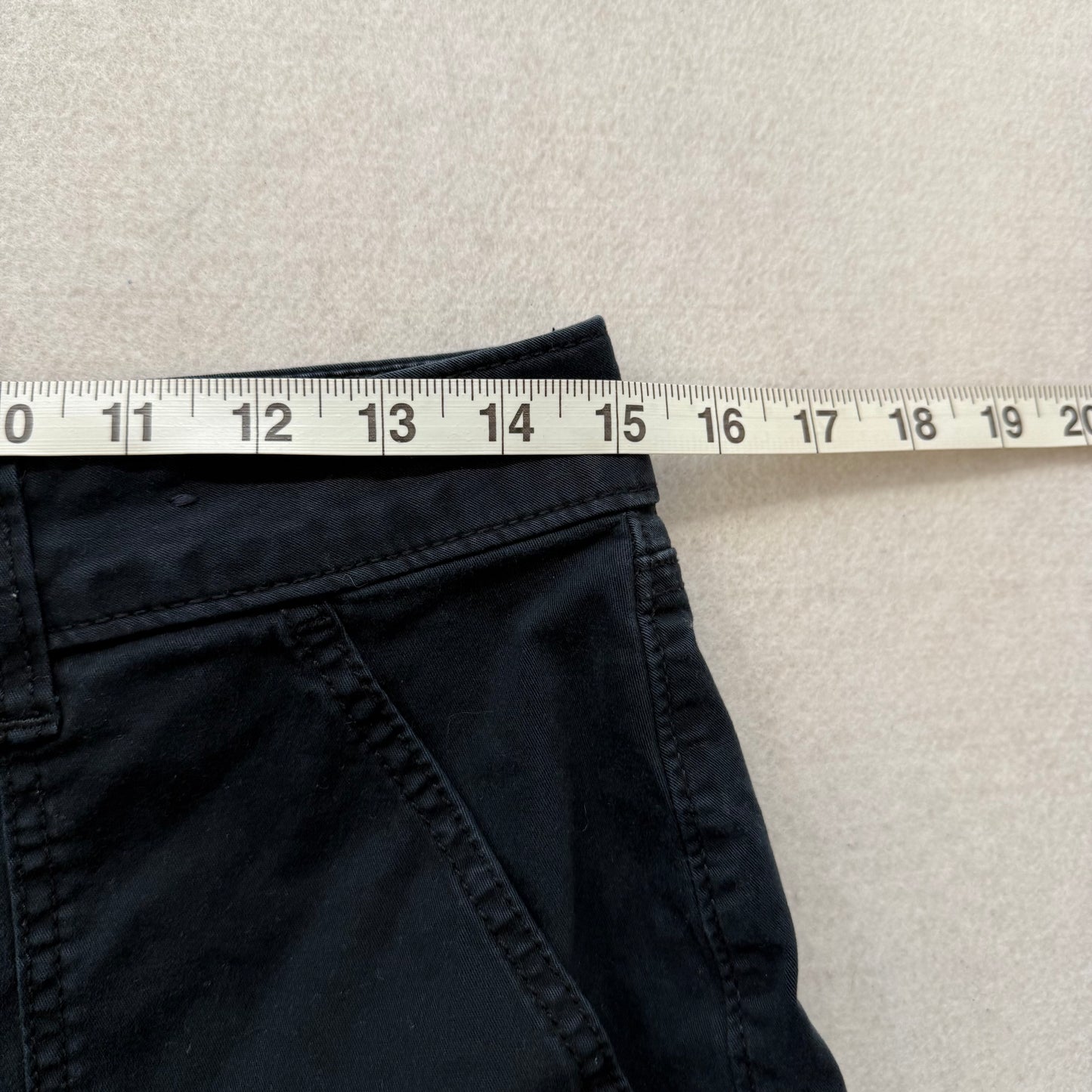 Hollister Black Cargo Pants High Rise Utility Style Size 30