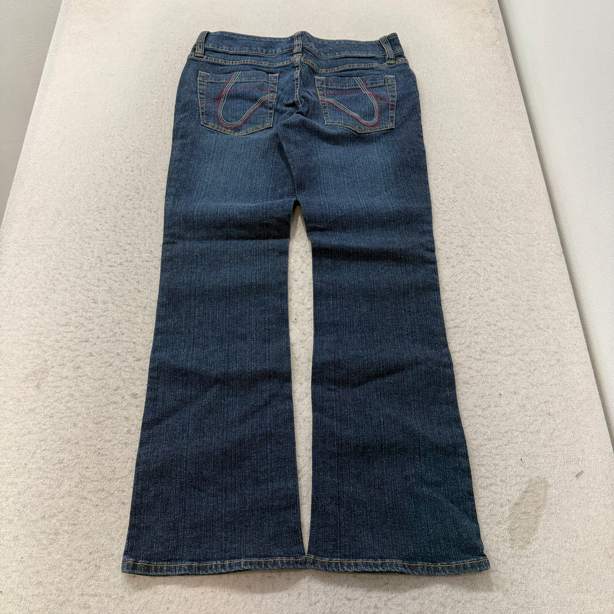 Tommy Jeans Bootcut Jeans Women's Dark Wash Stretch Denim Low Rise Size 11 photo 2