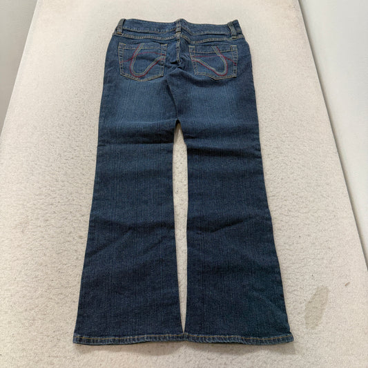 Tommy Jeans Bootcut Jeans Women's Dark Wash Stretch Denim Low Rise Size 11 photo 2