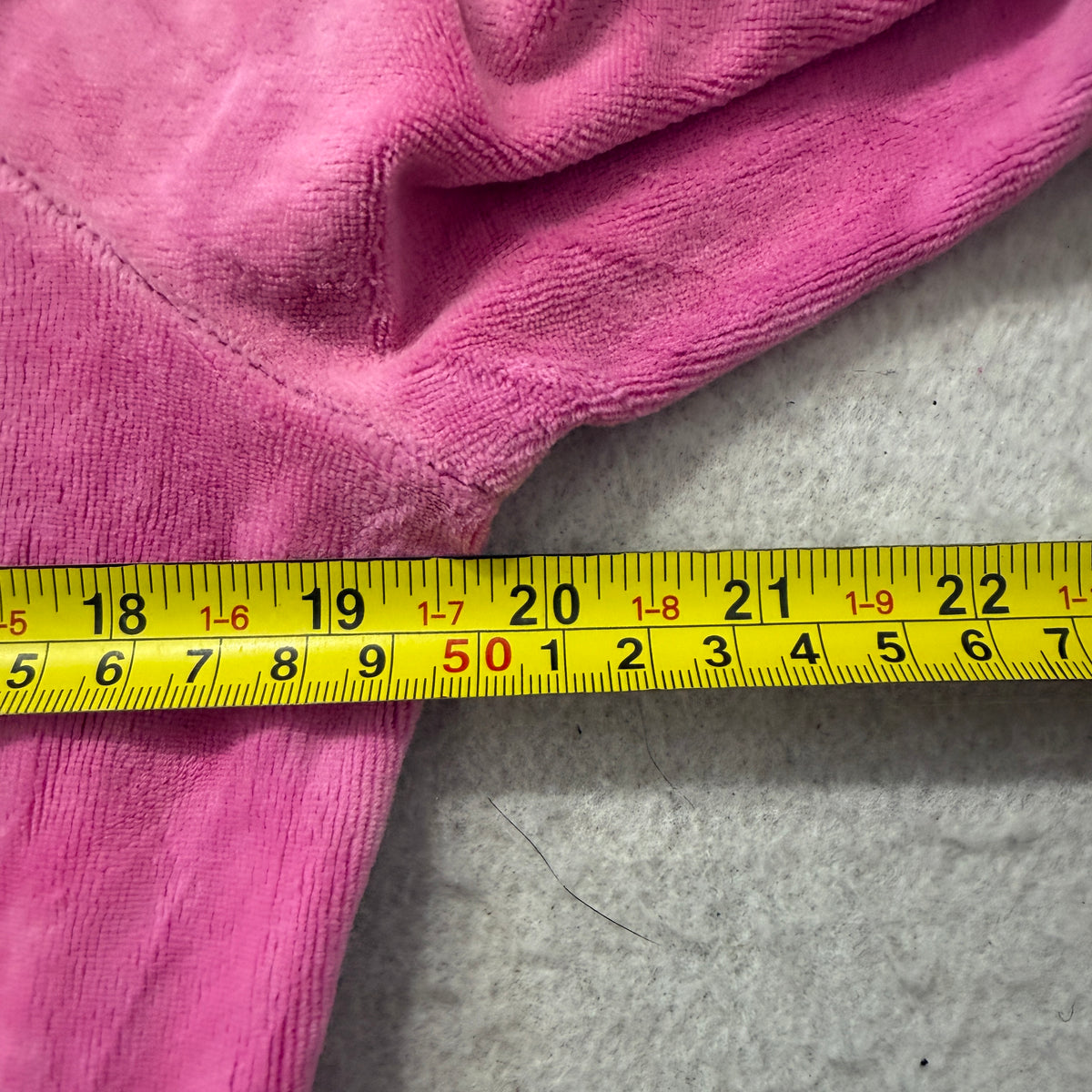 Juicy Couture Women's Pink Velour Zip-Up Hoodie Royal Crest Graphic Logo Size XL