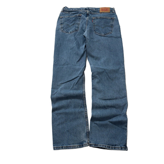 Levis Medium Wash Straight Leg Jeans Size 32x32 photo 1