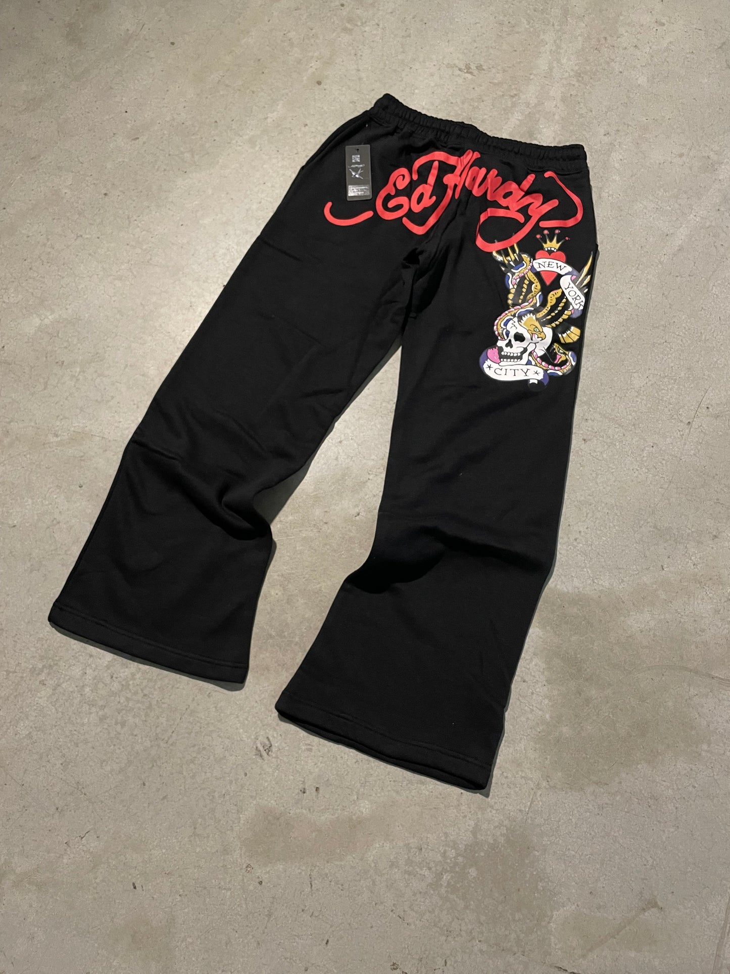 Ed Hardy “NYC Skull” Flare Pants