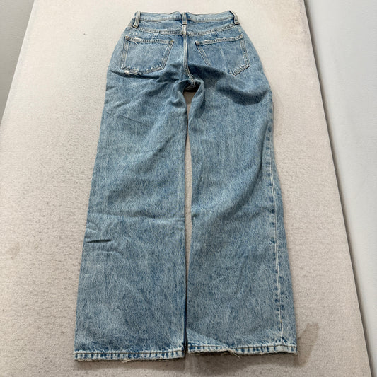 Arizona Jean Women's Blue Denim Highest-Rise Curvy Skater Jeans Classic Size 5