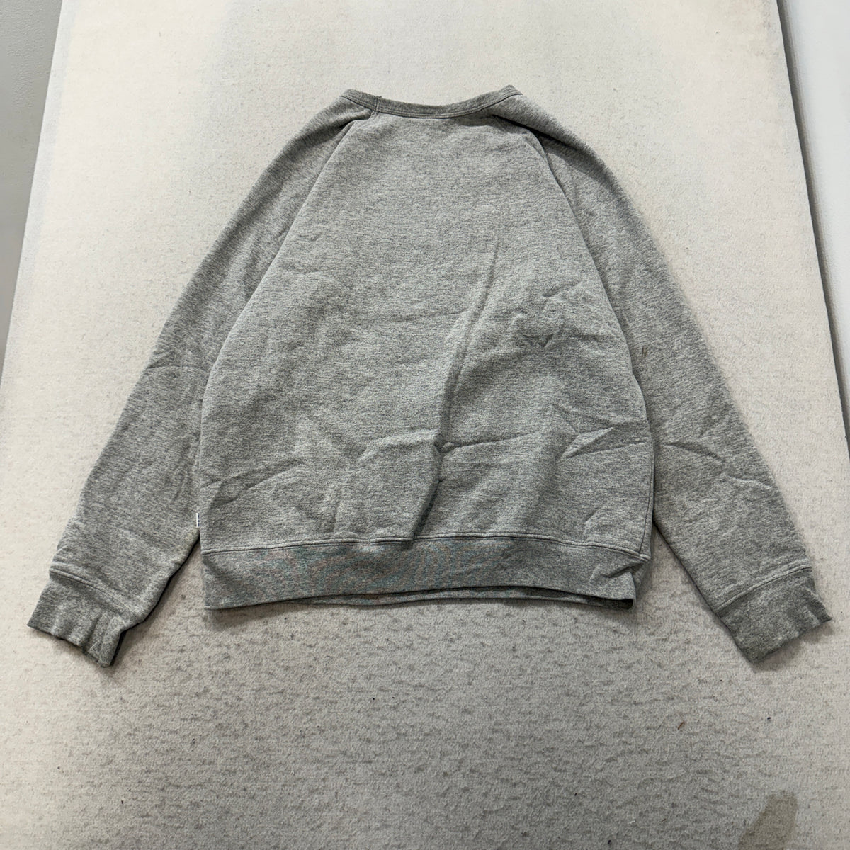 Vintage Obey OG Men's Heather Gray Fleece Sweatshirt Logo Y2K Made In USA Size S