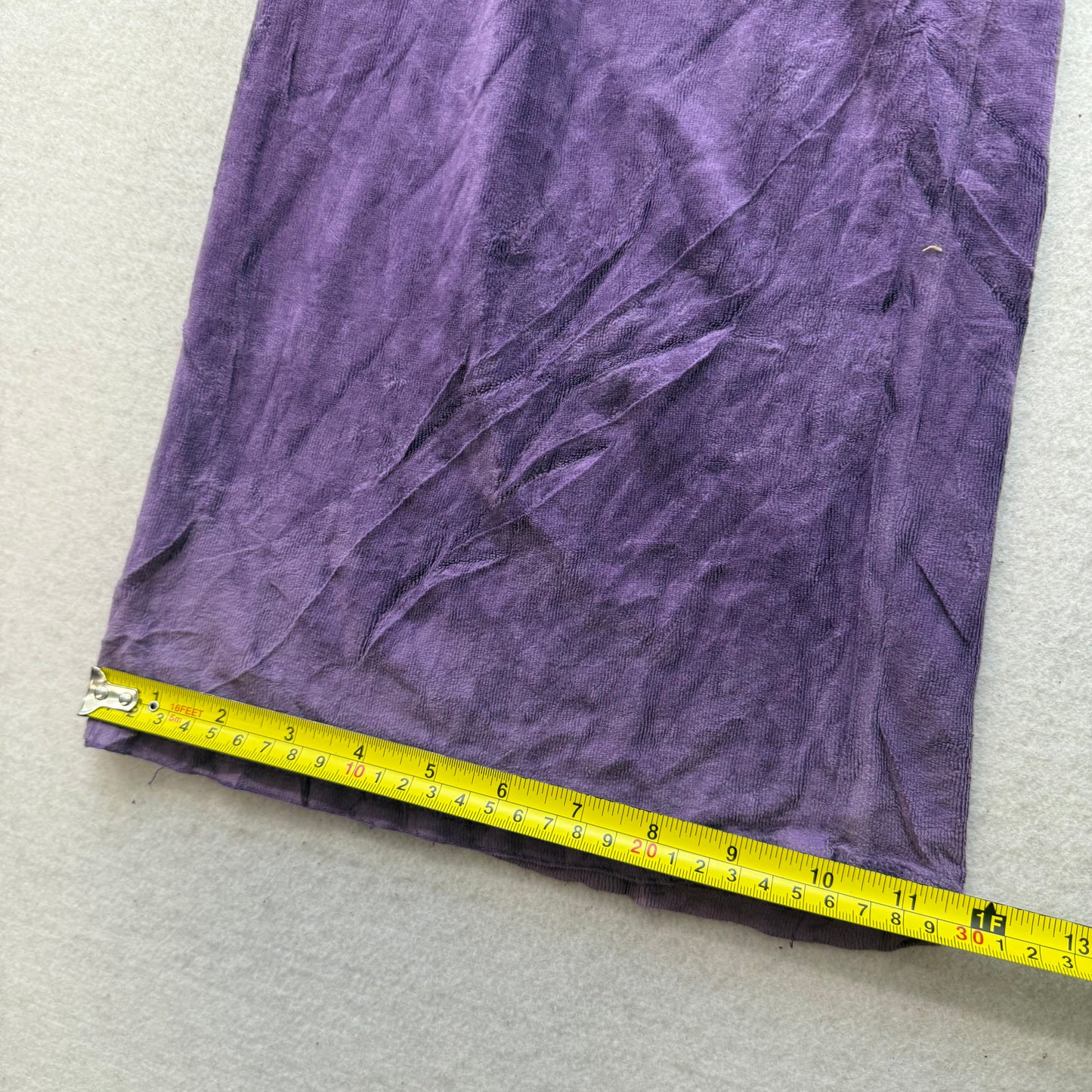 Vintage Juicy Couture Women's Purple Velour Flared Track Pant Loungewear Size L