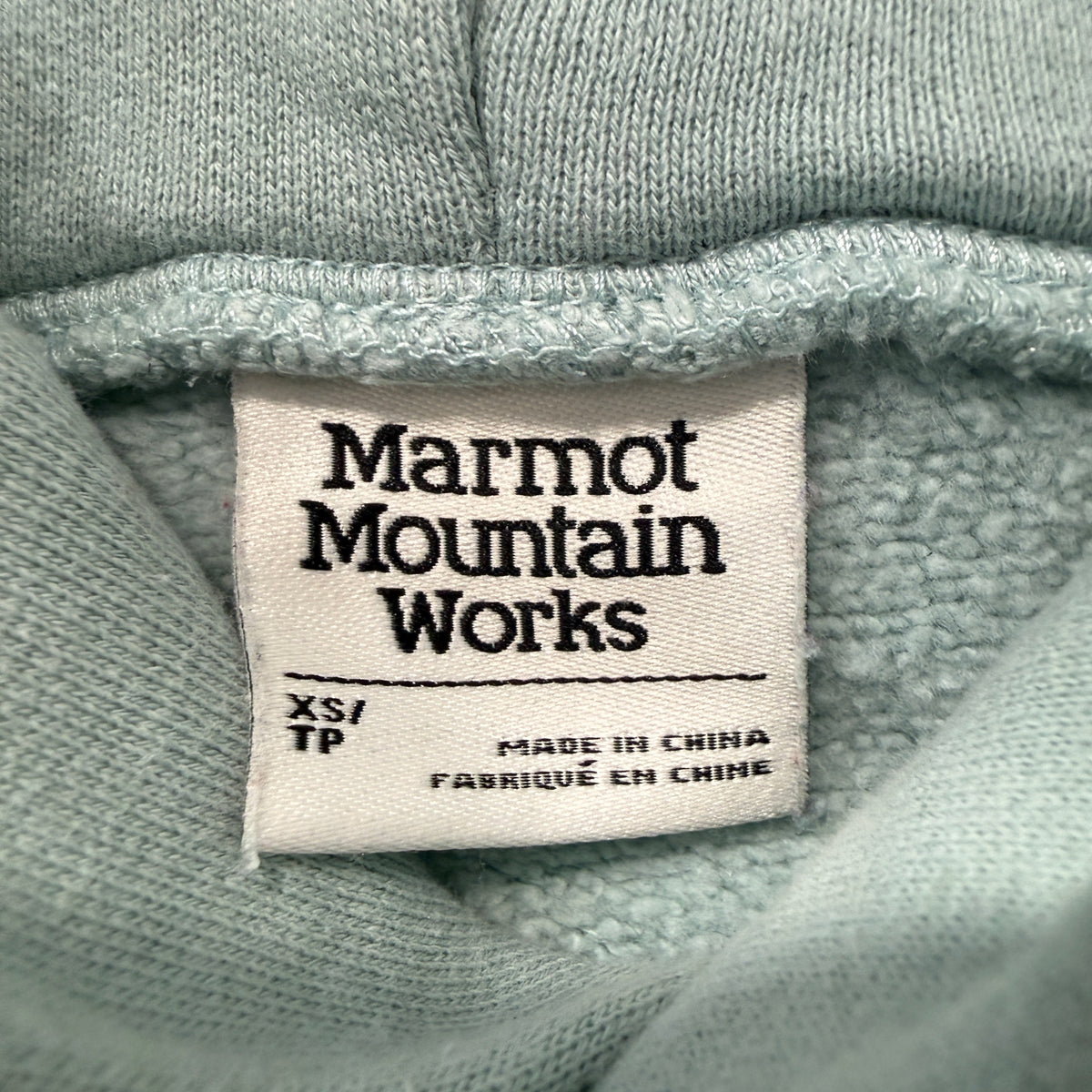 Marmot Mountain Works Men's Sage Green Pullover Hoodie Kangaroo Pocket Size XS
