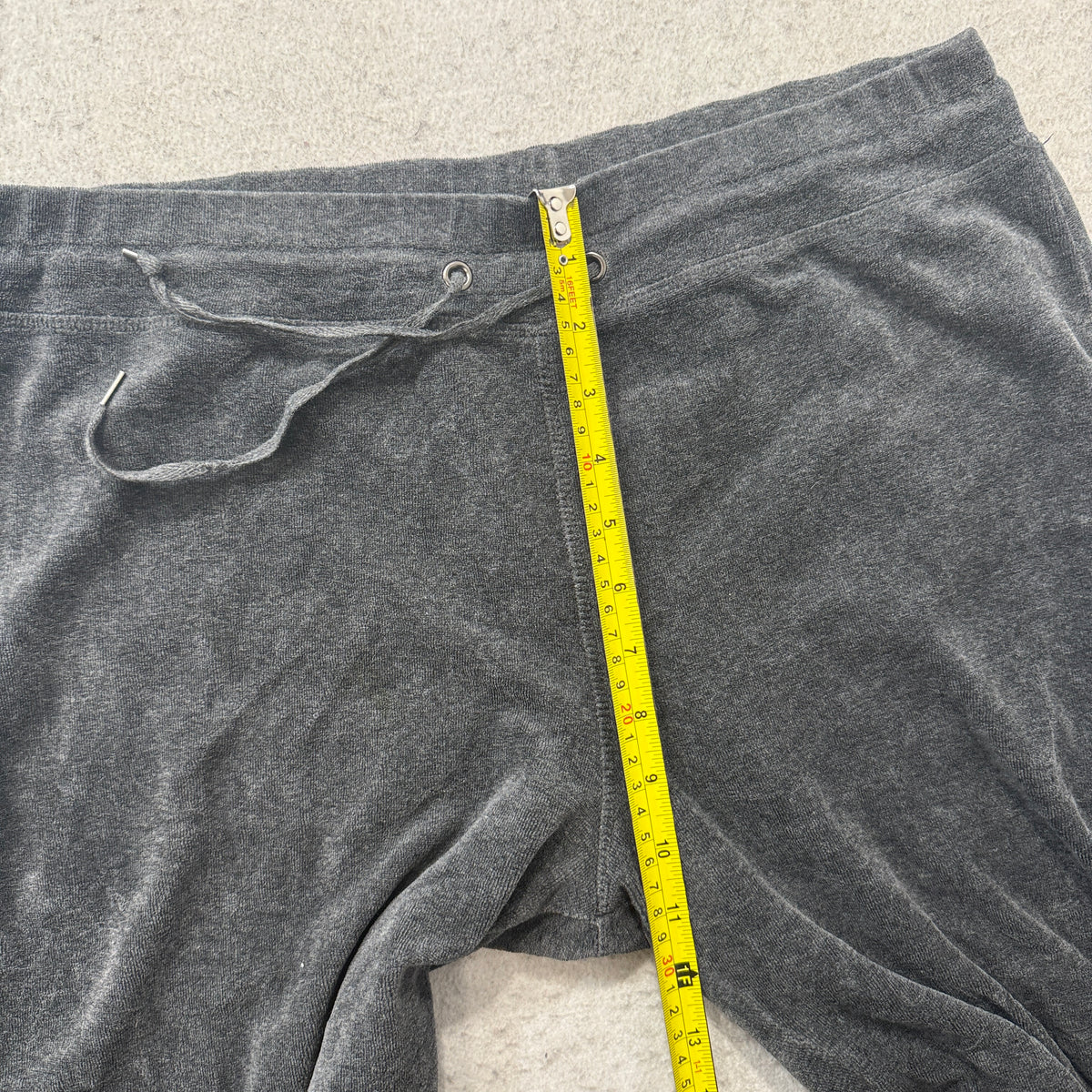 Vintage Juicy Couture Velour Track Pants Gray Size L photo 5