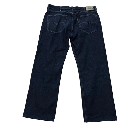 Levi's SilverTab Men's Dark Indigo Denim Baggy Fit Straight Leg Jeans Size 38