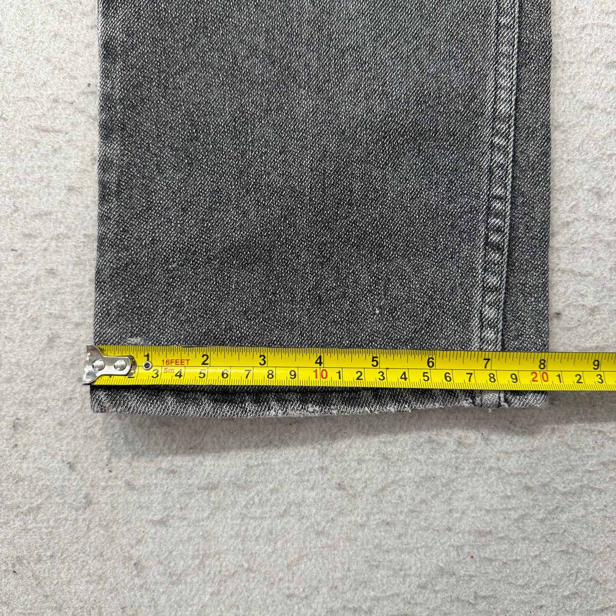 Wrangler Vintage Gray Denim Jeans USA Size 33x30 photo 6