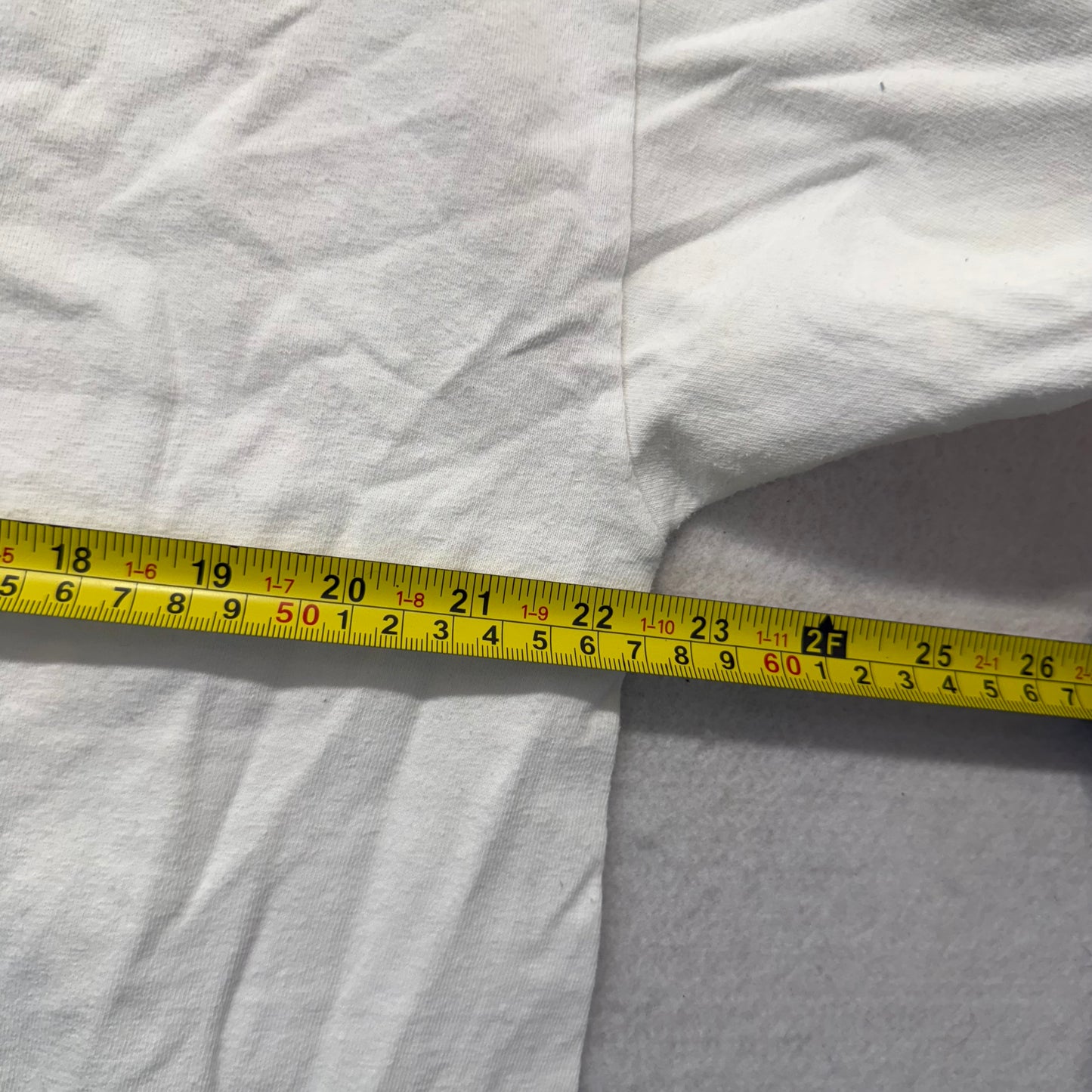 Alstyle Men's White Cotton Ringer T-Shirt Short Sleeves Graphic Tee Size XL