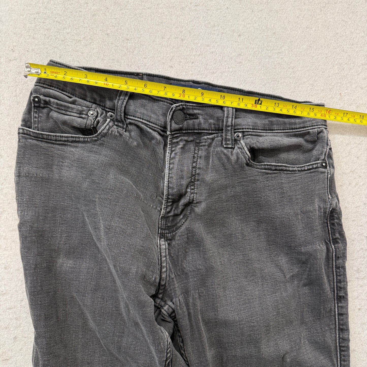 Hollister Athletic Skinny Men's Black Denim Jeans Advanced Stretch Size W32