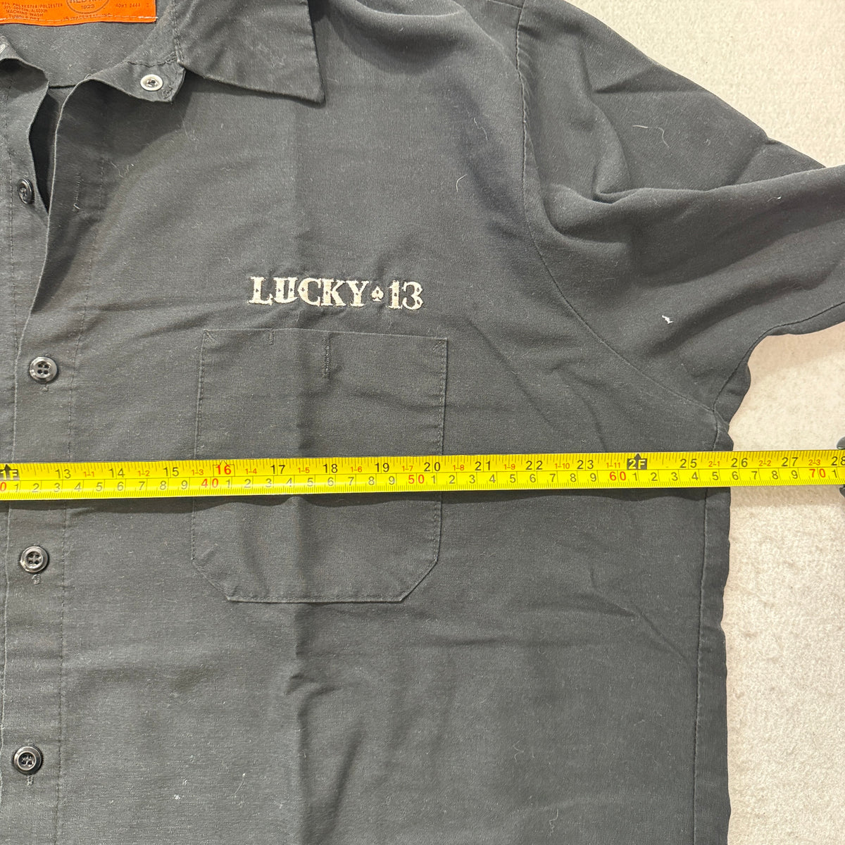 Lucky 13 work shirt chest