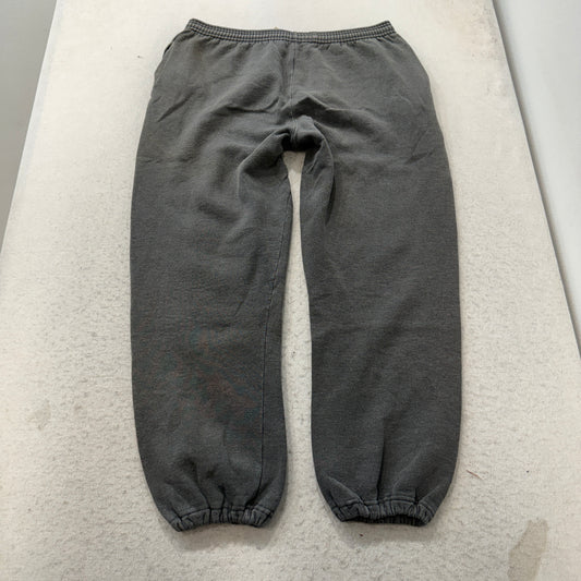 Vintage Russell Athletic Men's Grey Fleece Sweatpants Pockets Made In USA Size L
