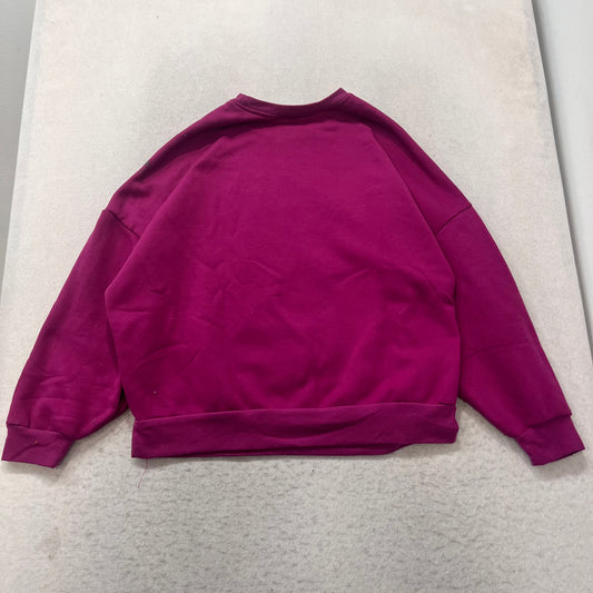 Rue 21 Santa Monica California Women's Dark Magenta Fleece Sweatshirts Size S