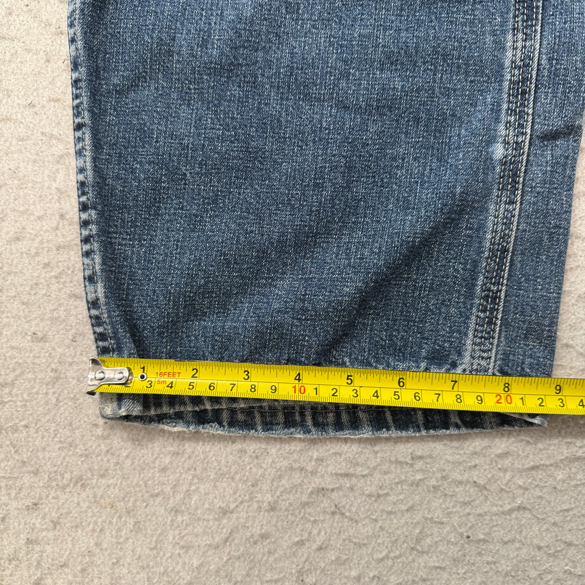Lee Carpenter Jeans Dark Wash Size 38x30 photo 5
