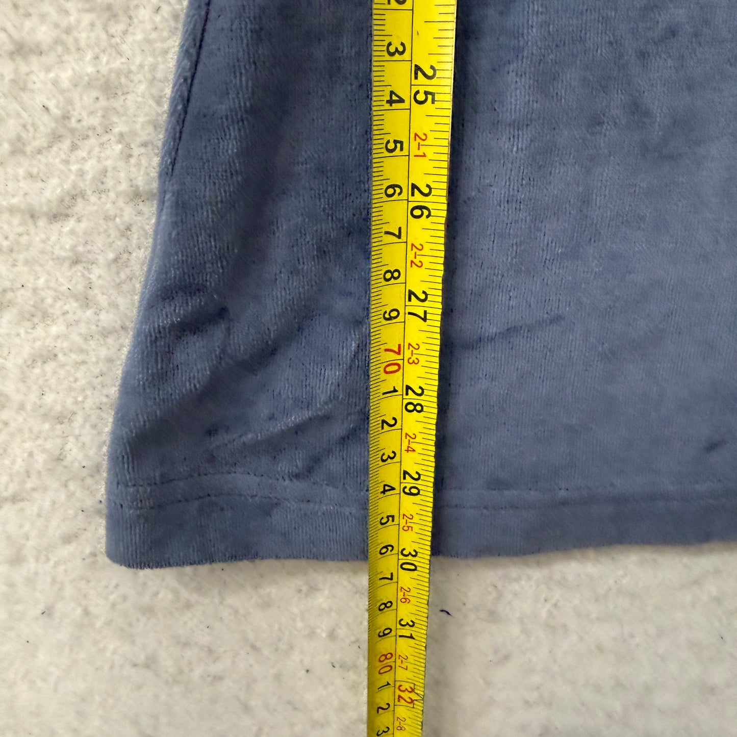 Juicy Couture Women's Navy Blue Velour Flared Leg Track Pants Loungewear Size XL