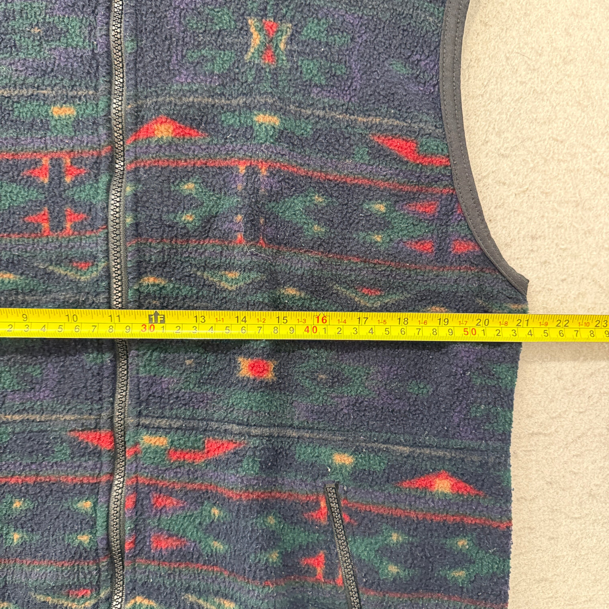 Timberline Colorado Aztec Fleece Vest USA Size M photo 4