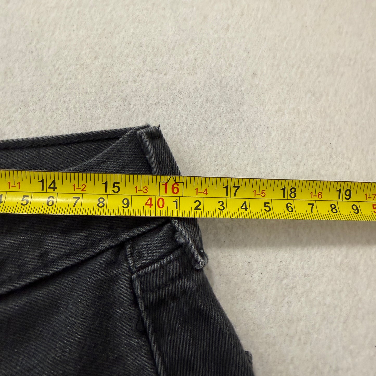 Levi's 501 Waterless Men's Black Denim Jeans Zip-Fly Pockets Classic Size 36x30