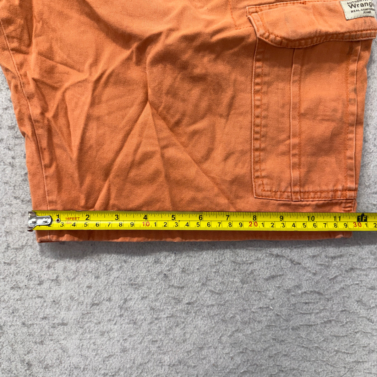 Cargo Shorts Men's Burnt Orange Cotton Twill Utility Pockets Casual Size 36 photo 6