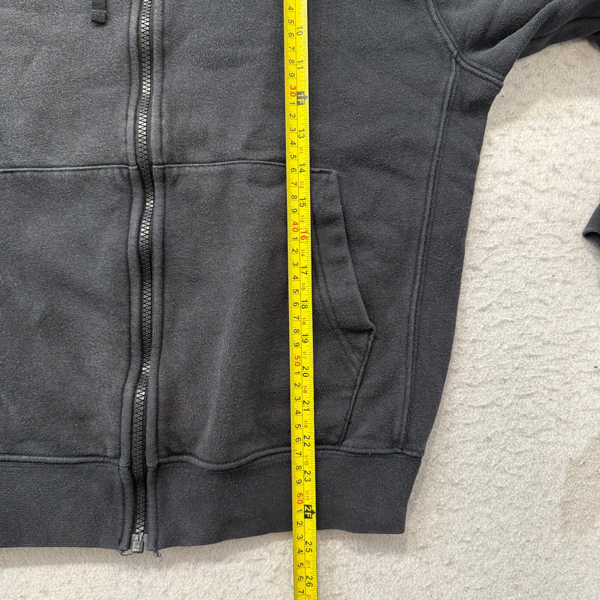 Nike Club Black Full Zip Hoodie Size S photo 5