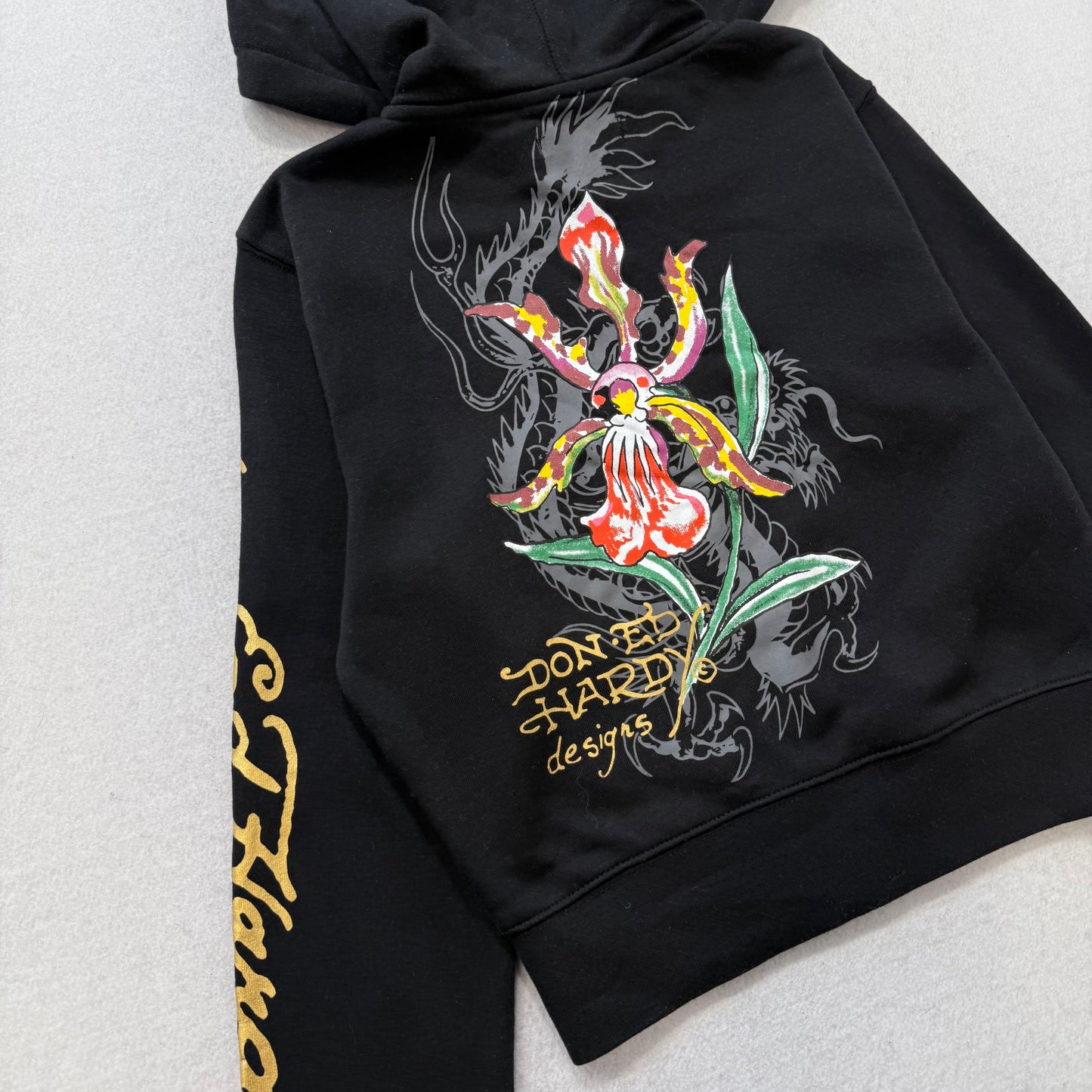 ED HARDY “Tiger Orchid” BLACK MATCHING SET