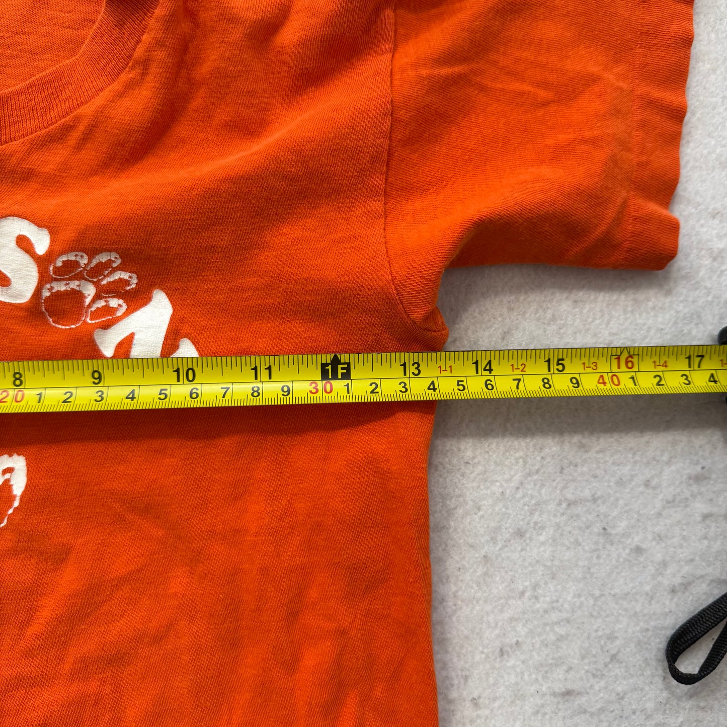 Champions Clemson Tigers Men's Orange Cotton T-Shirt Short Sleeve Graphic Size L